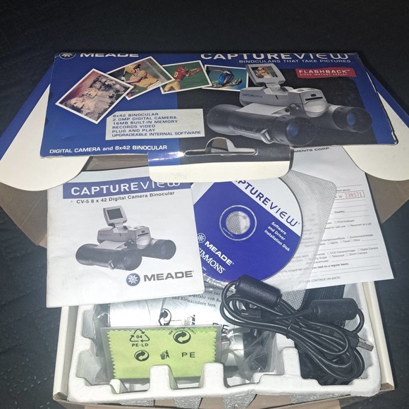 NIB-Binoculars Digital Camera with LCD! Capture memories too for cameras! - Picture 2 of 7